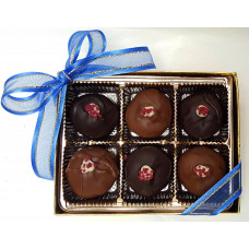 Pomegranate truffles (Gift of 6)